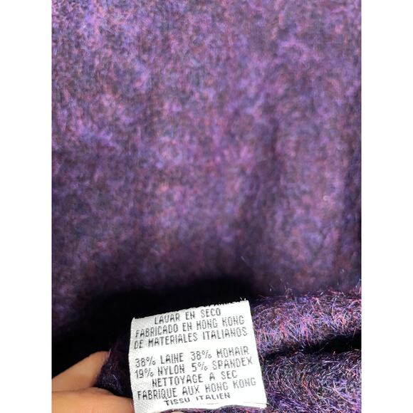Eileen Fisher Womens Cowl Mock Neck Wool Mohair Blend Sweater Size Small - Picture 8 of 9